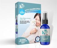 🐱 kitty comfort spray: natural cat anxiety relief with your personal scent - vet recommended calming spray 2oz логотип