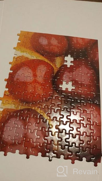 img 1 attached to 🍓 1000 Piece Fruit Jigsaw Puzzle: Fun Family Game, Educational Toy for Adults, Unique Design DIY Home Decoration review by Harry Jenkins
