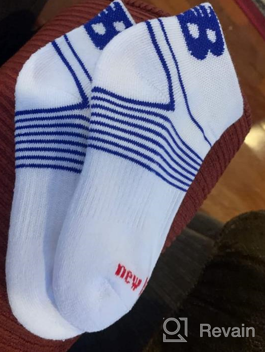 img 1 attached to 🧦 Performance Cushioned Quarter Socks (8 Pack) for New Balance Boys review by Justin Ott