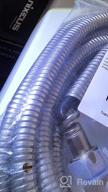 img 1 attached to Extra Long Shower Hose - 8Ft Stainless Steel Replacement Hose For Handheld Shower Heads By HOMEIDEAS review by Lamont Wilson