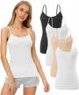 adjustable strappy camisole tank top for women by amvelop - perfect for layering and everyday wear logo