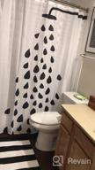 img 1 attached to Beddinginn Simple Shower Shower Curtains Fabric,Heavy Duty, Waterproof Shower Curtains Modern For Bathroom Decor With 12Pcs Hooks（Black Shower，72*78 Inches） review by Norlan Pippinmd
