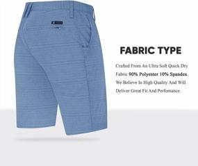 img 1 attached to Ощутите комфорт и стиль в мужских шортах Visive Premium Hybrid Board Shorts/Walk Shorts — доступны в размерах 30–44