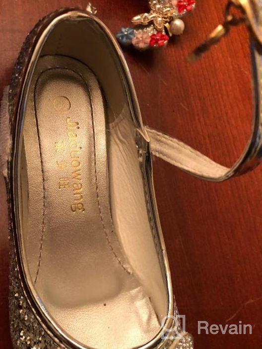 img 1 attached to 👑 YING LAN Cosplay Wedding Princess Girls' Shoes: Elegant Flats for Young Fashionistas review by Muhammad Balding