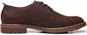 img 2 attached to Casual Lace-Up Oxford Dress Shoes For Men