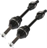 eccpp cv axle set - 2002-2004 polaris sportsman 400/500/600/700 - front left & right - 2 complete shaft assemblies логотип