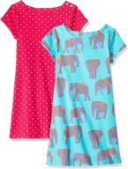 spotted zebra toddler short sleeve rainbow dresses: vibrant girls' clothing for rainy days logo