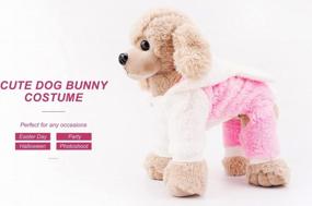 img 3 attached to Loyalfurry Adorable Bunny Halloween Dog Costume: Keep Your Pet Stylish This Halloween With A Comfy Dog Hoodie Jumpsuit In XL Size!