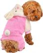 loyalfurry adorable bunny halloween dog costume: keep your pet stylish this halloween with a comfy dog hoodie jumpsuit in xl size! logo