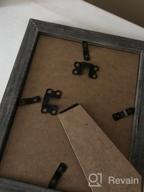 img 1 attached to Set Of 4 Rustic Grey 4X6 Picture Frames By EdenseeLake - Perfect For Wall Or Tabletop Decoration review by Patrick Cooney