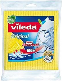 img 1 attached to 🧽 Premium European Import: Vileda Sponge Cloth - 9 Count (3 x 3) for Superior Cleaning Experience