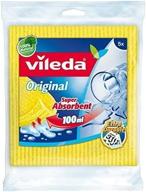 🧽 premium european import: vileda sponge cloth - 9 count (3 x 3) for superior cleaning experience logo