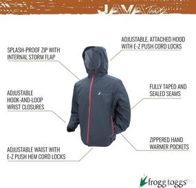 img 3 attached to 🐸 FROGG TOGGS Men's Java Toadz 2.5: The Ultimate Waterproof Breathable Rain Jacket