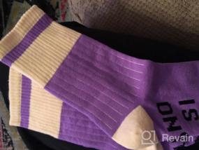 img 7 attached to Grey'S Anatomy Novelty Cotton Crew Socks For Women With Humorous 'Please Do Not Disturb' Letter Print