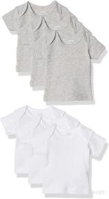 img 3 attached to 👕 Pack of 6 Amazon Essentials Unisex Babies' Lap-Shoulder Tee: Superior Quality and Value