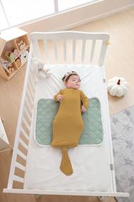 img 2 attached to Sleep In Comfort With TWINOR'S Super Soft Bamboo Knotted Baby Gown And Sleeping Bag Set