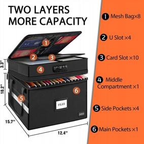 img 1 attached to Secure And Waterproof Fireproof Document Box For Home And Office