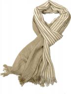 хлопковые льняные шарфы унисекс для мужчин и женщин от shanlin логотип