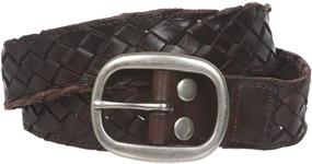 img 2 attached to Womens Braided Woven Tanned Leather Women's Accessories via Belts