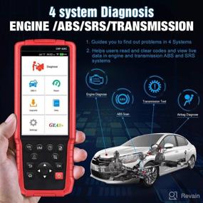 img 2 attached to OBD2 Scanner CRP429C - Engine/ABS/SRS/Transmission Code Reader with 11 Reset Functions, Oil Reset, ABS Bleeding, TPMS, EPB, DPF, Injector Coding, Key IMMO, AUTO VIN + Free Update. Includes TPMS Tool El-50448