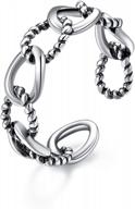 регулируемое открытое кольцо onefinity: универсальный дизайн в виде креста и змеи для женщин логотип