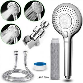 img 4 attached to Upgrade Your Shower Experience With Filtered Showerheads And Handheld Sprays