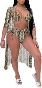 img 2 attached to Viottiset Womens Cut Out Bikini Swimsuit Women's Clothing ~ Swimsuits & Cover Ups