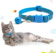 🐱 ninemax bling cat collars: stylish & adjustable collar for cats with bell - perfect fit for small pets! логотип