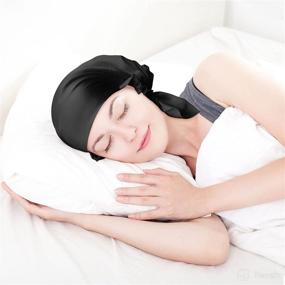 img 3 attached to Mulberry Bonnet Sleeping Rose Natural Hair Gift