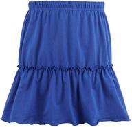 👧 adorable kid nation cotton ruffle scooter girls' clothing - shop skirts & skorts! logo