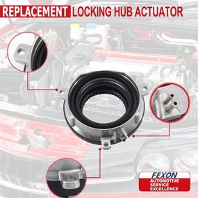 img 1 attached to 🔧 IWE 4x4 Locking Hub Actuator (2 Pack) Replacement for Ford F150, Expedition, Navigator, Mark LT - 2004-2015 Models - 7L1Z-3C247-A 600-105