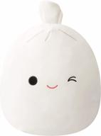 14-inch white dumpling plush - add dash to your squad with winky eye squishmallow by kelly toy! logo