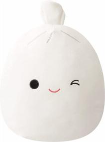 img 4 attached to 14-Inch White Dumpling Plush - Add Dash To Your Squad With Winky Eye Squishmallow By Kelly Toy!
