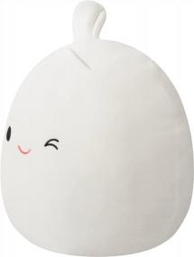 img 3 attached to 14-Inch White Dumpling Plush - Add Dash To Your Squad With Winky Eye Squishmallow By Kelly Toy!