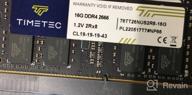 img 1 attached to 32GB Memory Upgrade Kit For Laptops: Timetec DDR4 2666MHz PC4-21300 Non-ECC Unbuffered RAM Modules (2X16GB) With 2Rx8 Dual Rank And 260 Pin SODIMM Design, Ideal For Notebook PC And Computer Upgrades review by Cody Michels