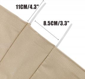 img 3 attached to 19' RV Awning Fabric Replacement Standard Grade Premium Vinyl (18'2"), Beige Fade