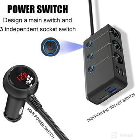 img 3 attached to Cigarette Splitter Qidoe Deepened Voltmeter