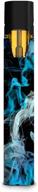 💨 premium vinyl wrap decal for stiiizy (tm) vaporizers - blue green white smoke sleeve логотип