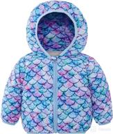 unicomidea 3d print winter coats for kids 🧥 with down alternative hoods - baby girls' coat, 6m-3t logo