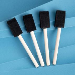 img 2 attached to 15 Pack Assorted Foam Brushes - Royal Brush RFOMW For Effective Painting And Crafting