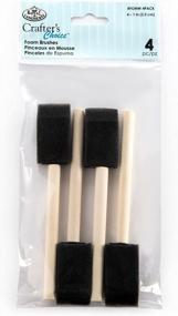 img 3 attached to 15 Pack Assorted Foam Brushes - Royal Brush RFOMW For Effective Painting And Crafting