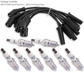 img 4 attached to 🔌 High Performance Spark Plug Wires & Plugs Set for Chevrolet Silverado, Cadillac Escalade, and GMC Sierra: 9748HH Wires & 41-962 Plugs (16 PCS) - LS2, LS3, LS4, LS7 Engines Compatible