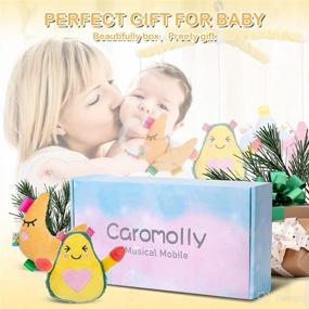 img 1 attached to 🍼 Caromolly Baby Crib Mobile for Boys – Infant Musical Mobile with 360° Rotation, 12 Lullabies, and 5 Detachable Pendants – Soothing Toy for Newborns Ages 0+ (Yellow)