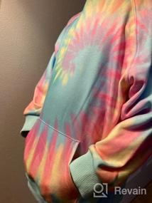 img 6 attached to Bbalizko Unisex Kids Tie Dye Sweatshirt: Trendy Hoodies for Boys and Girls with Kangaroo Pocket