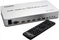 xolorspace 4k 60hz hdmi quad multi-viewer with rs232 control and pip - qv401k kvm logo