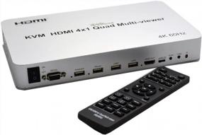 img 4 attached to XOLORspace 4K 60Hz HDMI Quad Multi-Viewer с управлением RS232 и PIP - QV401K KVM