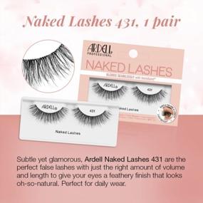 img 3 attached to Ardell Naked Lashes 431 With Invisiband - Natural Look, 1 Pair