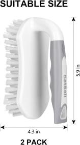 img 3 attached to 🧼 SetSail Scrub Brush: Heavy-Duty Stiff Bristle Brushes for Effective Cleaning - 2 Pack