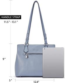 img 1 attached to 👜 Designer Women's BOSTANTEN Handbag: Genuine Shoulder Handbags & Wallets - Top-Handle Bags for the Fashion-conscious