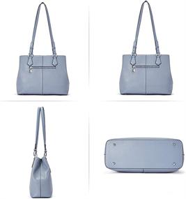 img 2 attached to 👜 Designer Women's BOSTANTEN Handbag: Genuine Shoulder Handbags & Wallets - Top-Handle Bags for the Fashion-conscious